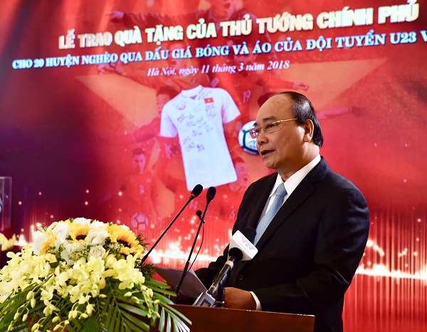 Thủ tướng Nguyễn Xuân Phúc tham dự và phát biểu tại sự kiện ý nghĩa này 